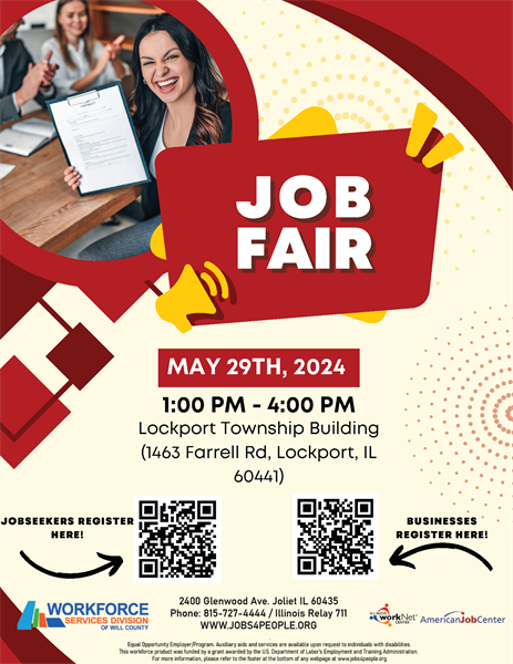 Lockport Township Job Fair - 1463 Farrell Rd, Lockport, IL 60441