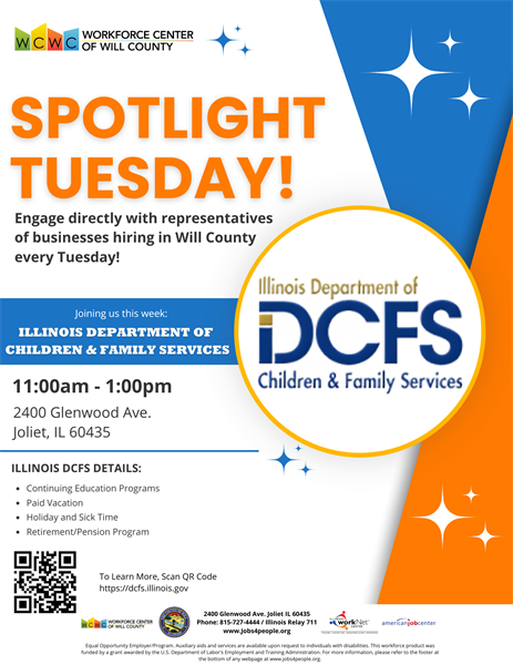 Spotlight Tuesday - Illinois Department of Children & Family Services