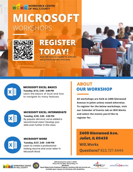 Microsoft Excel: Intermediate Workshop